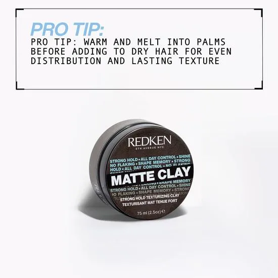 Redken Strong Hold Texturising Matte Hair Clay 75ml