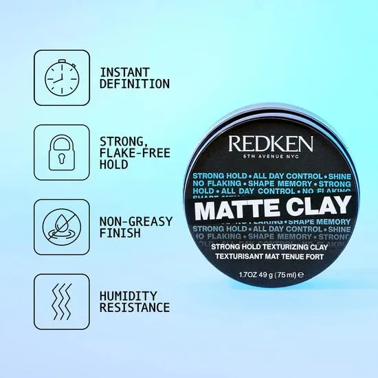 Redken Strong Hold Texturising Matte Hair Clay 75ml