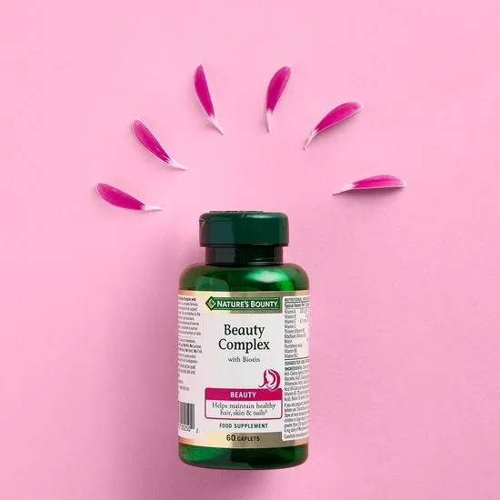 Nature's Bounty Beauty Complex With Biotin Caplets 60 Caplets