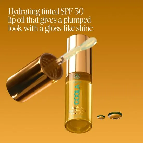 Coola Classic Liplux Hydrating Oil Golden Glow SPF 30 3.2ml
