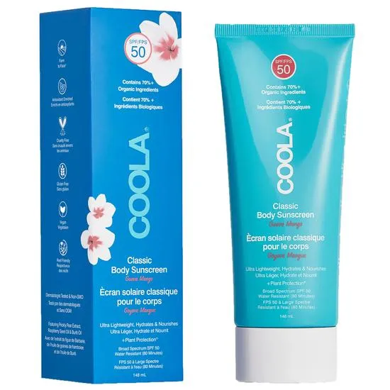 Coola Classic Body Sunscreen Lotion SPF 50 Guava Mango 148ml