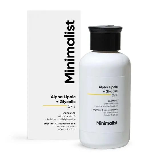 Minimalist Alpha Lipoic + Glycolic 07% Cleanser 100ml