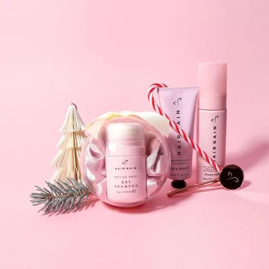 Hair Gain A Puff Of Magic Christmas Bauble Gift Set
