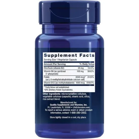 Life Extension Homocysteine Resist Vegicaps 60 Vegicaps