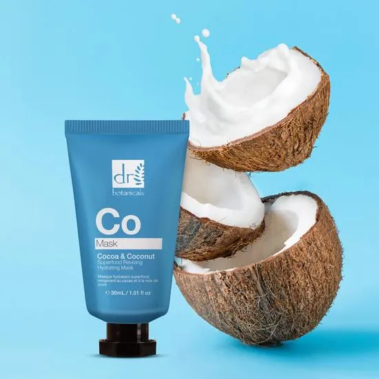Dr Botanicals Cocoa & Coconut Superfood Reviving Hydrating Mask Duo
