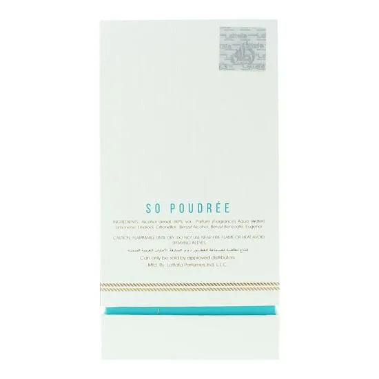 Lattafa So Poudree Musk Eau De Parfum 100ml