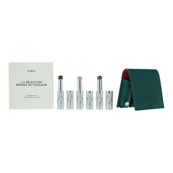 Byredo Colour Stick Set With Leather Pouch Deep Teal Dravite, Vienna + Ultramagnetic 9g