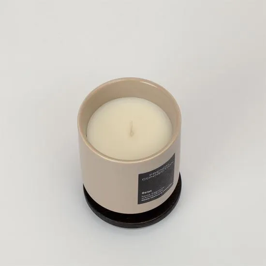 French Connection Stone Collection Warm Vanilla & Cashmere Candle 224G
