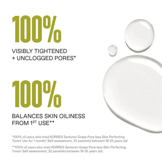 Korres Santorini Grape Poreless Skin Perfecting Toner 125ml