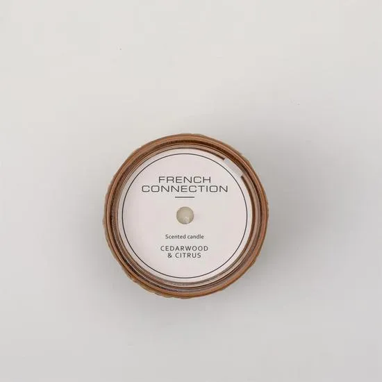 French Connection Bamboo Collection Cedarwood & Citrus Candle 200g