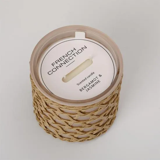 French Connection Bamboo Collection Bergamot & Jasmine Candle 425g