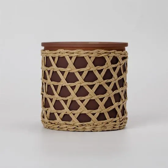 French Connection Bamboo Collection Black Cherry & Cedarwood Candle 200g