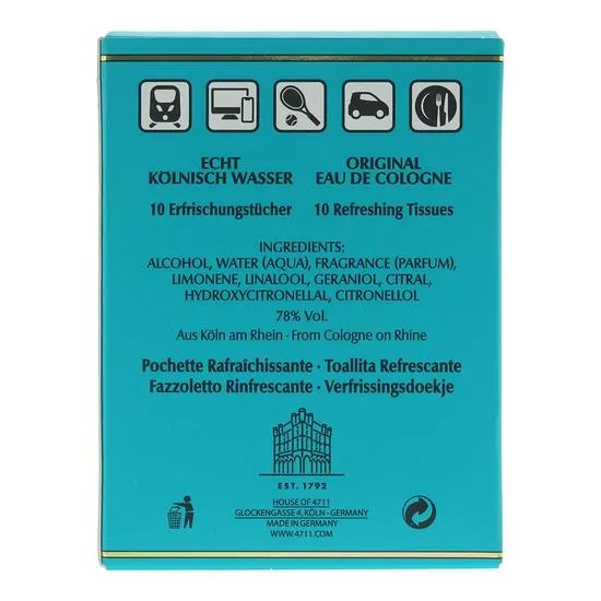 4711 Original Refreshing Tissues 10 Tissues