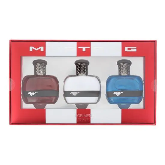Mustang Red, White + Blue Eau De Toilette Gift Set 30ml