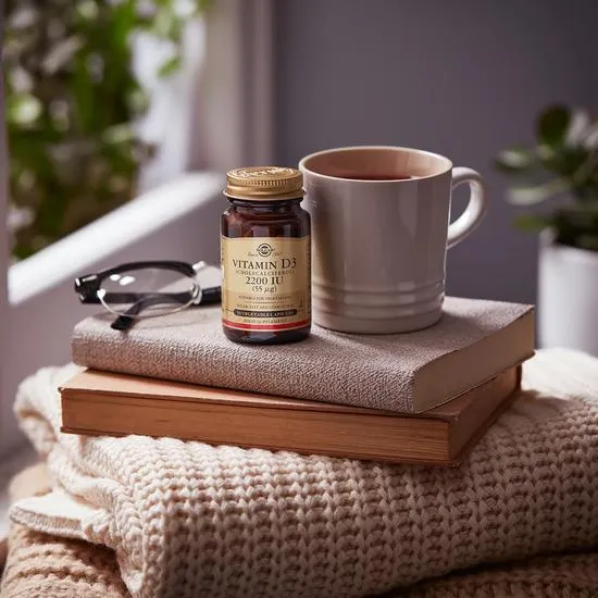 Solgar Vitamin D3 2200 IU 50 Vegetable Capsules