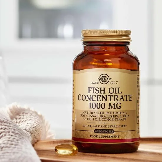 Solgar Omegas & Fatty Acids Fish Oil Concentrate 1000mg 60 Softgels