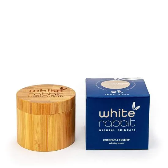 White Rabbit Skin Care Coconut & Rosehip Calming Cream 100ml / Boxed
