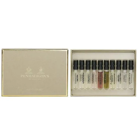 Penhaligons Scent Library: Luna+Empressa+Endymion+Halfeti+The Favourite+Duchess Rose+Lord George+Blenheim Bouquet+Juniper Sling+Quercus 10x2ml