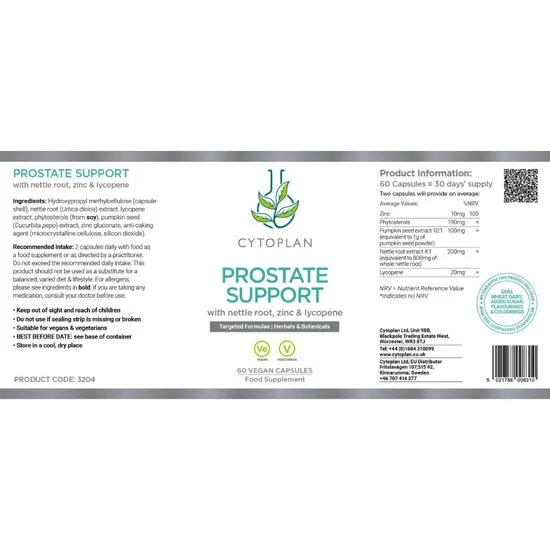 Cytoplan Prostate Support Capsules 60 Capsules