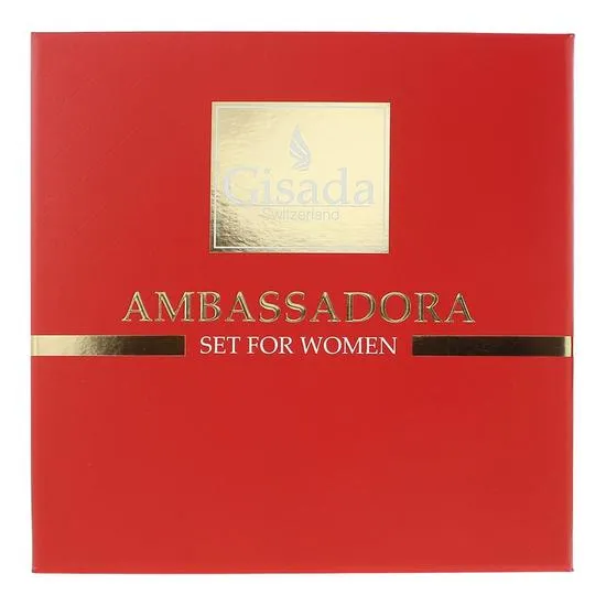 Gisada Ambassadora Eau De Parfum 50ml + Shower Gel 100ml Gift Set 50ml