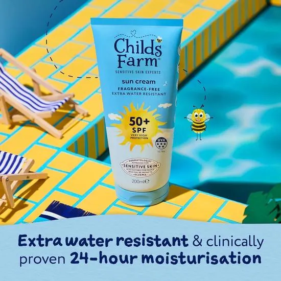 Childs Farm Sun Cream Fragrance Free SPF 50 200ml