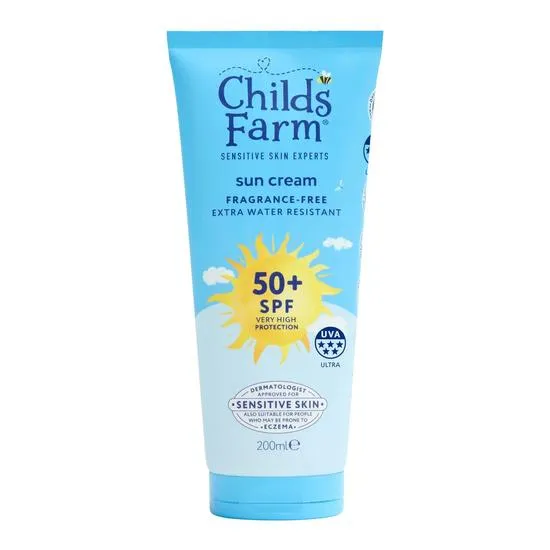 Childs Farm Sun Cream Fragrance Free SPF 50 200ml