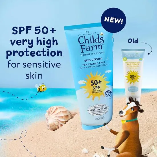 Childs Farm Sun Cream Fragrance Free SPF 50 200ml