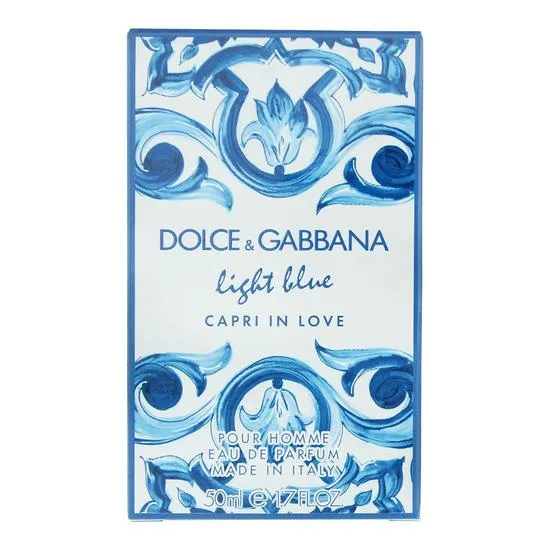 Dolce & Gabbana Light Blue Capri In Love Pour Homme Eau De Parfum 50ml