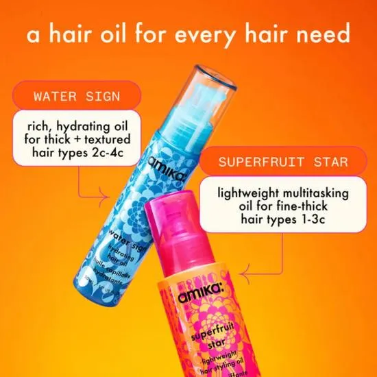 Amika Superfruit Star Lightweight Hair Styling Oil 50ml