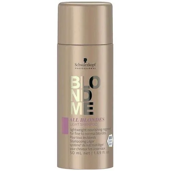 Schwarzkopf Professional Blondme All Blondes Light Shampoo Travel Pack 50ml