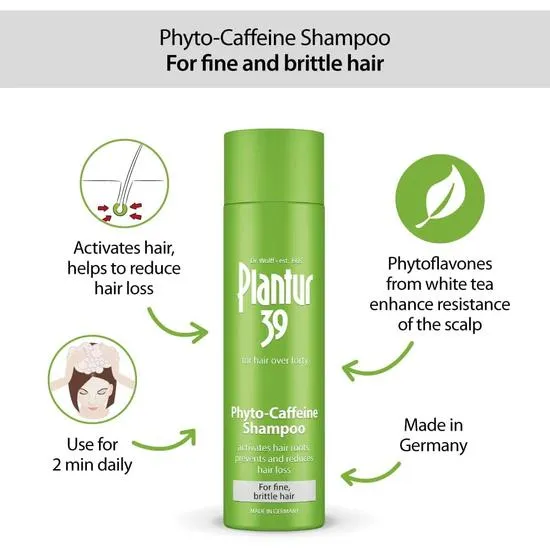 Plantur 39 Phyto Caffeine Shampoo For Fine Brittle Hair 20ml