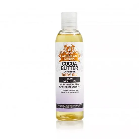 American Dream Cocoa Butter Lavender Skin Soothing Body Oil 200ml