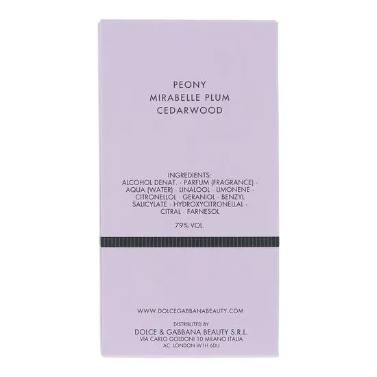 Dolce & Gabbana Peony Eau De Parfum 75ml
