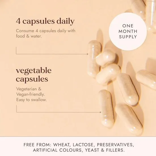 Fushi Herbal & Vitamin Blends Vegan Collagen Builder 120 Capsules