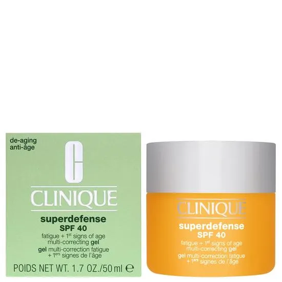 Clinique Superdefense SPF 40 Fatigue + 1st Signs Of Age Multi-Correcting Gel 50ml