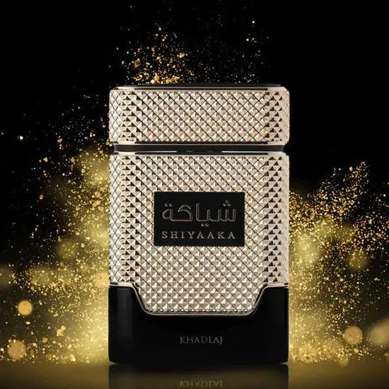 Khadlaj Shiyaaka Gold Eau De Parfum Long Lasting Fresh, Floral, Fruity, Green & Amber Woody 100ml