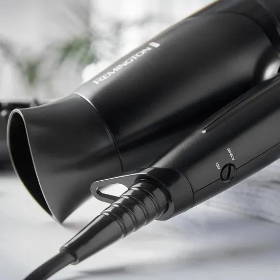 Remington On The Go D1500 Compact Hair Dryer Black