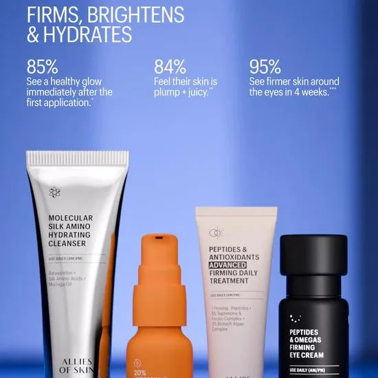 Allies of Skin Firm & Glow Routine Brightening Skin Care Kit