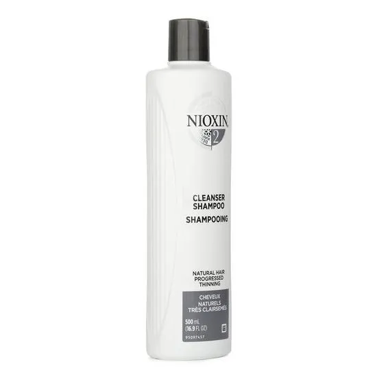 Nioxin Derma Purifying System 2 Cleanser Shampoo Natural Hair, Progressed Thinning 300ml