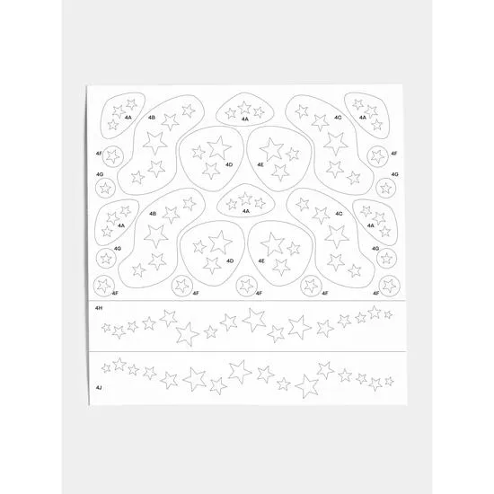 Glisten Cosmetics Stencil Pack Humanoid Skinwear