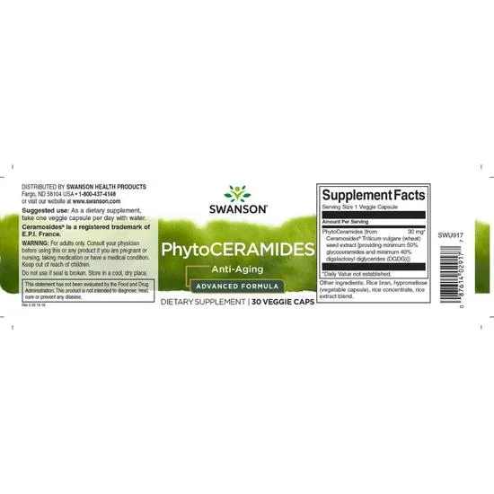 Swanson PhytoCERAMIDES Capsules 30 Capsules