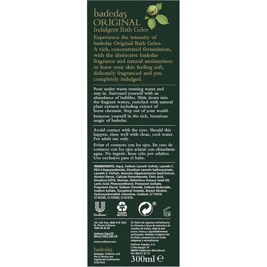 Badedas Original Indulgent Bath Gelee 300ml
