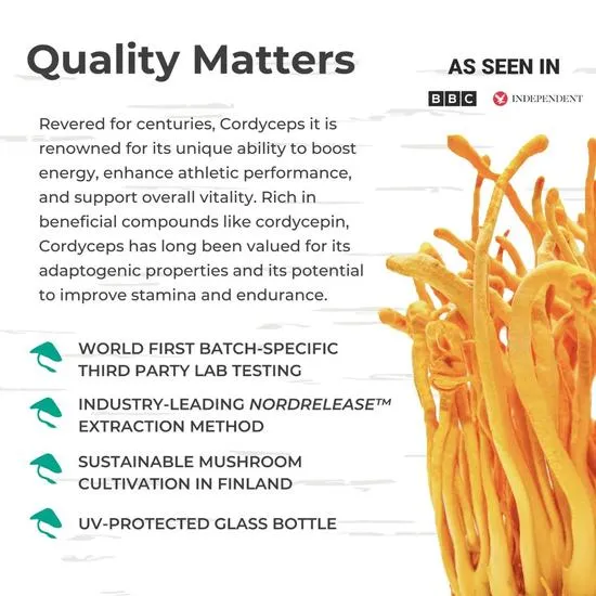 Kaapa Mushrooms Cordyceps Tincture 50ml