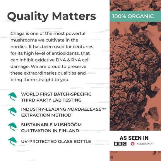 Kaapa Mushrooms Chaga Tincture 50ml