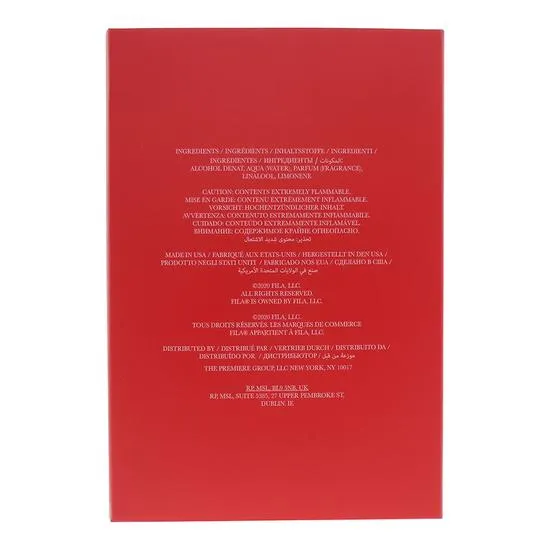 Fila Red Eau De Toilette 100ml