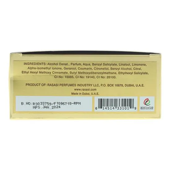 Rasasi Hawas Eau De Parfum 100ml