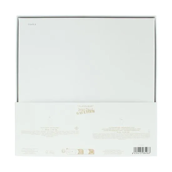 Jean Paul Gaultier Classique Eau De Toilette Gift Set 50ml EDT + 75ml Body Lotion