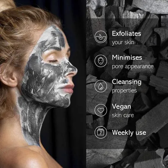 Earth Kiss Super Naturals Exfoliating Kombucha & Charcoal Clay Mask 10g