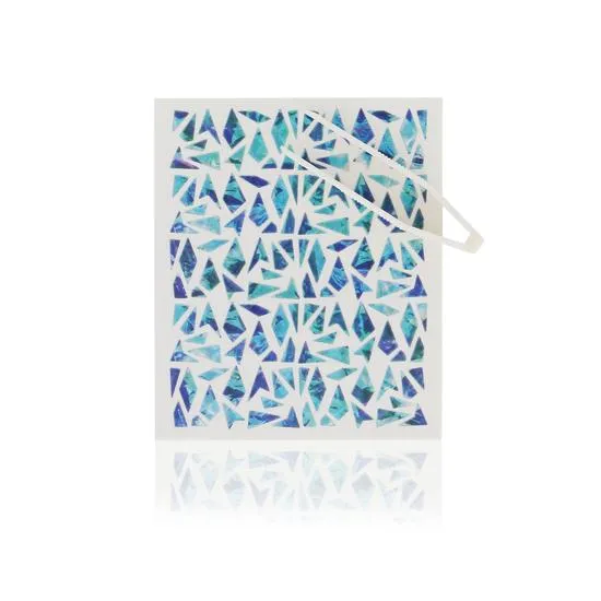 Oh k! Shattered Nails Sheet 120 Faceted Nail Stickers & Nail Tweez