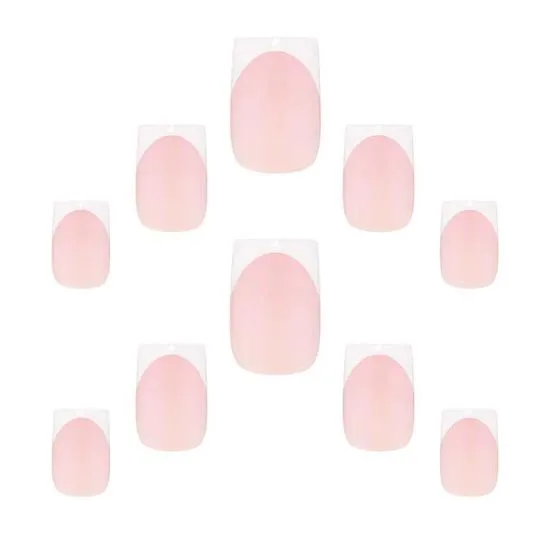 Elegant Touch Salon French 164 Sharp Square Nails